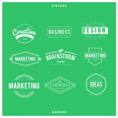 Logotype için grafik rozetleri