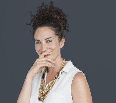 gülümseyen güzel kadın 