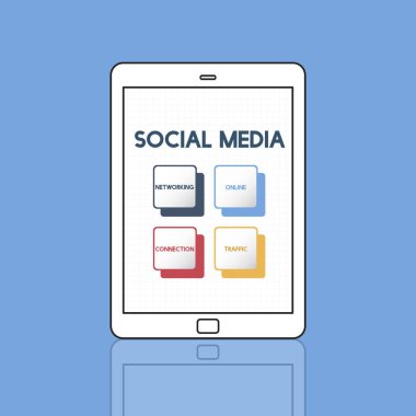 Web tasarım şablonu dijital tablet