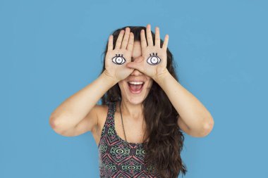 genç kadın iyi eğlenceler 