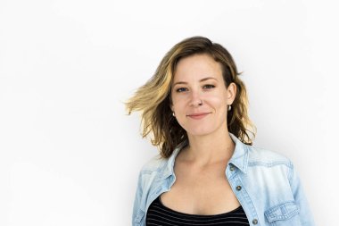 stüdyoda Kafkas kadın