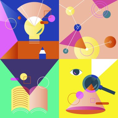 İş ve eğitim simgeler