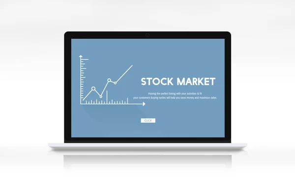 Grafik laptop monitör — Stok fotoğraf