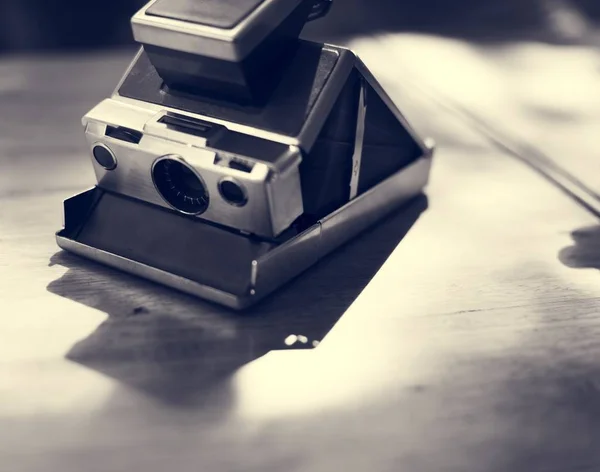 Vintage retro instant photo camera — Stock Photo, Image
