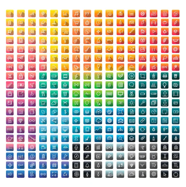 Kleurrijke programmasymbolen — Stok fotoğraf