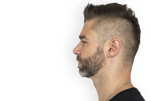 Handsome man face profile — Stock Photo, Image