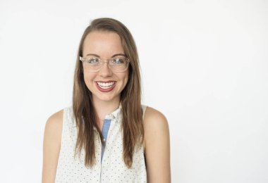 Stüdyo çekimi genç kadın 