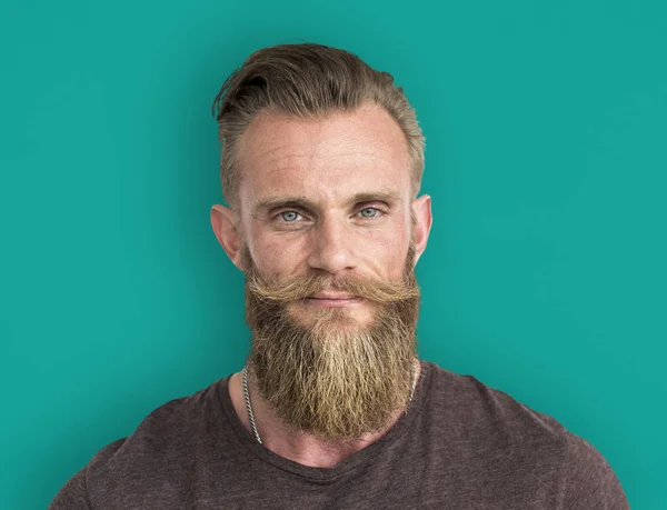 Bearded Hipster Man — Stock Photo, Image