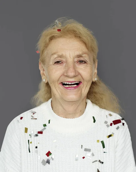 Mujer mayor sonriente —  Fotos de Stock