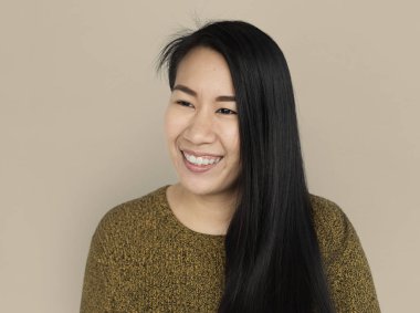 stüdyoda Asyalı kadın