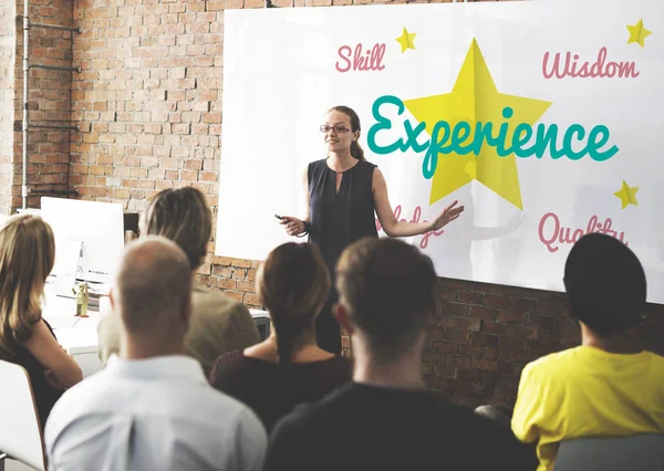 Business people at conference — Stock Photo, Image