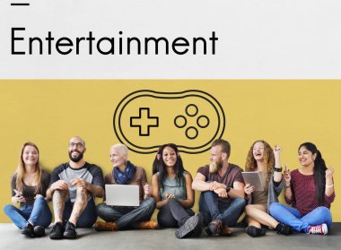 Grup çok ırklı insan 