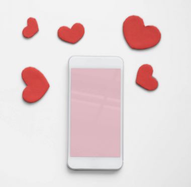 Sevgi kalpleri ve Smartphone  