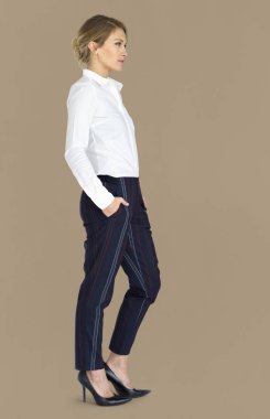 işkadını grafik gülümseyen