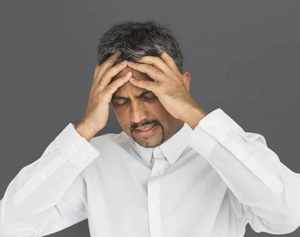 Hombre indio estresado — Foto de Stock