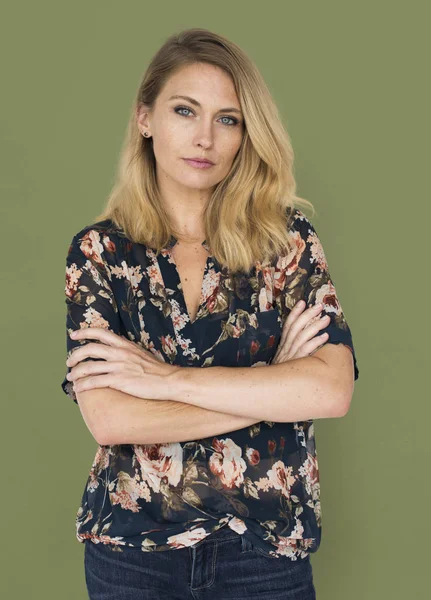 genç bir beyaz kadın