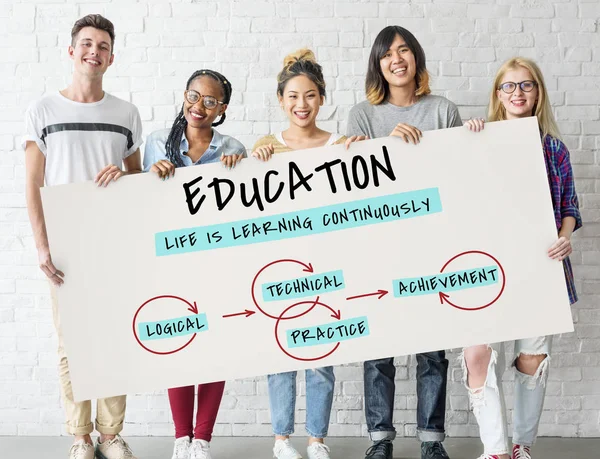 afiş bir arada tutan arkadaşlar