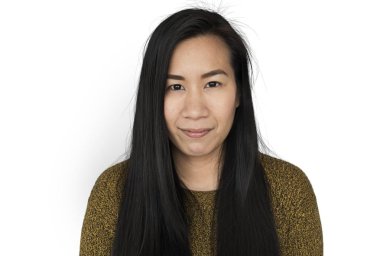 stüdyoda Asyalı kadın