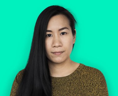 stüdyoda Asyalı kadın