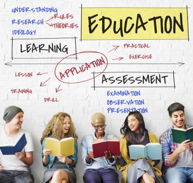 Kitaplar çok ırklı insanlarla.