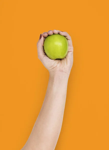 Hand Holding apple — Stock Photo, Image