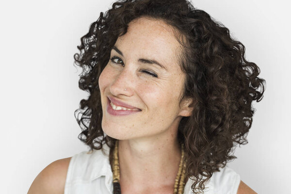 beautiful Caucasian woman 