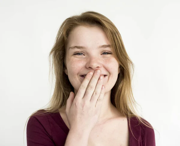 Schöne junge Frau — Stockfoto