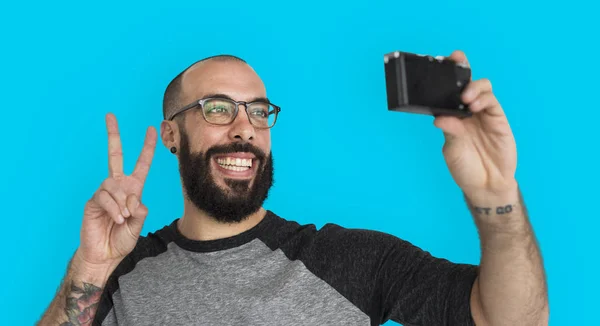 Bonito homem sorrindo — Fotografia de Stock