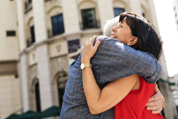 Senior par i kärlek — Stockfoto