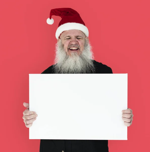Seniorchef Weihnachtsmann — Stockfoto