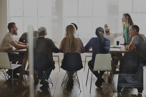 Group of diversity people at meeting — Stock Photo, Image