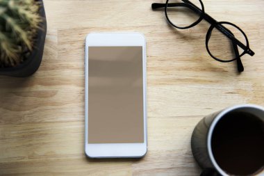 boş ekran ile Smartphone