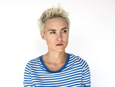 stüdyoda Kafkas kadın