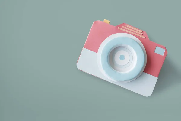 Papercraft Fake Camera — Stockfoto