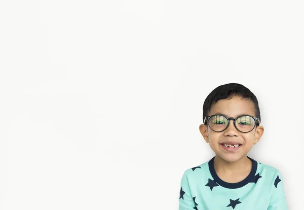 Boy posing in studio — Stock Photo, Image