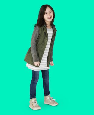 sevimli küçük kız 