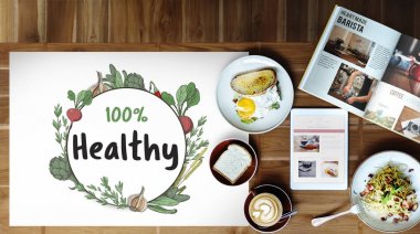 Masasına kartı ile yemek.