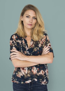 genç bir beyaz kadın