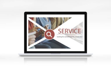 Web tasarım şablonu dizüstü