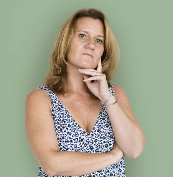 Serious adult Woman — Stock Photo, Image