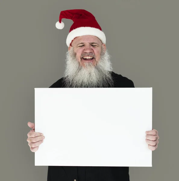 Seniorchef Weihnachtsmann — Stockfoto