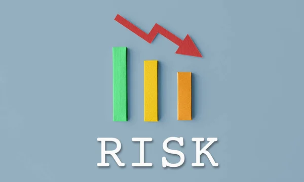 Template with Risk concept — Stock Photo, Image