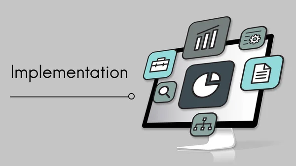 Grafikus számítógép-monitor — Stock Fotó