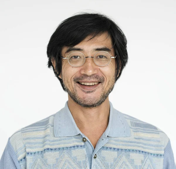 Asian man posing in studio — Stock Photo, Image