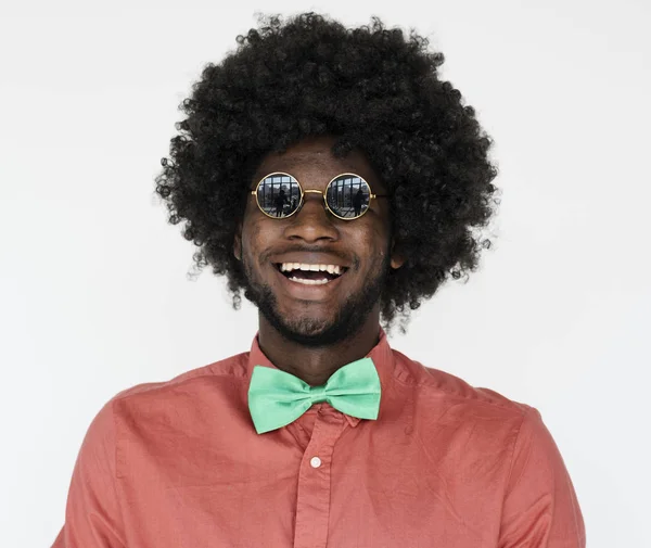 Sonriente hombre afroamericano — Foto de Stock