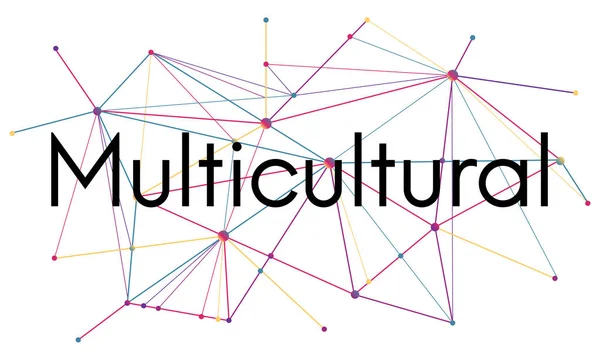 Sablon multikulturális koncepció — Stock Fotó