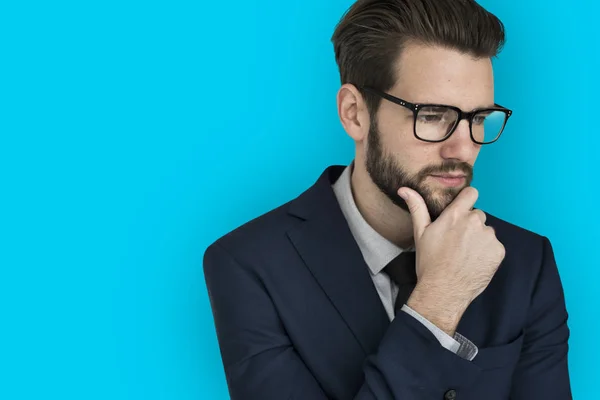 Joven hombre de negocios caucásico — Foto de Stock