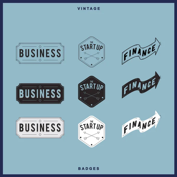 Emblemas gráficos para logotipos —  Vetores de Stock