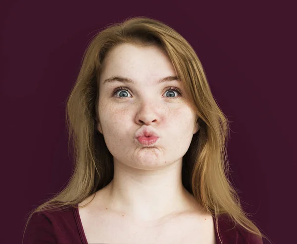 Beautiful funny young woman — Stock Photo, Image