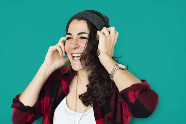 Mujer posando en estudio —  Fotos de Stock